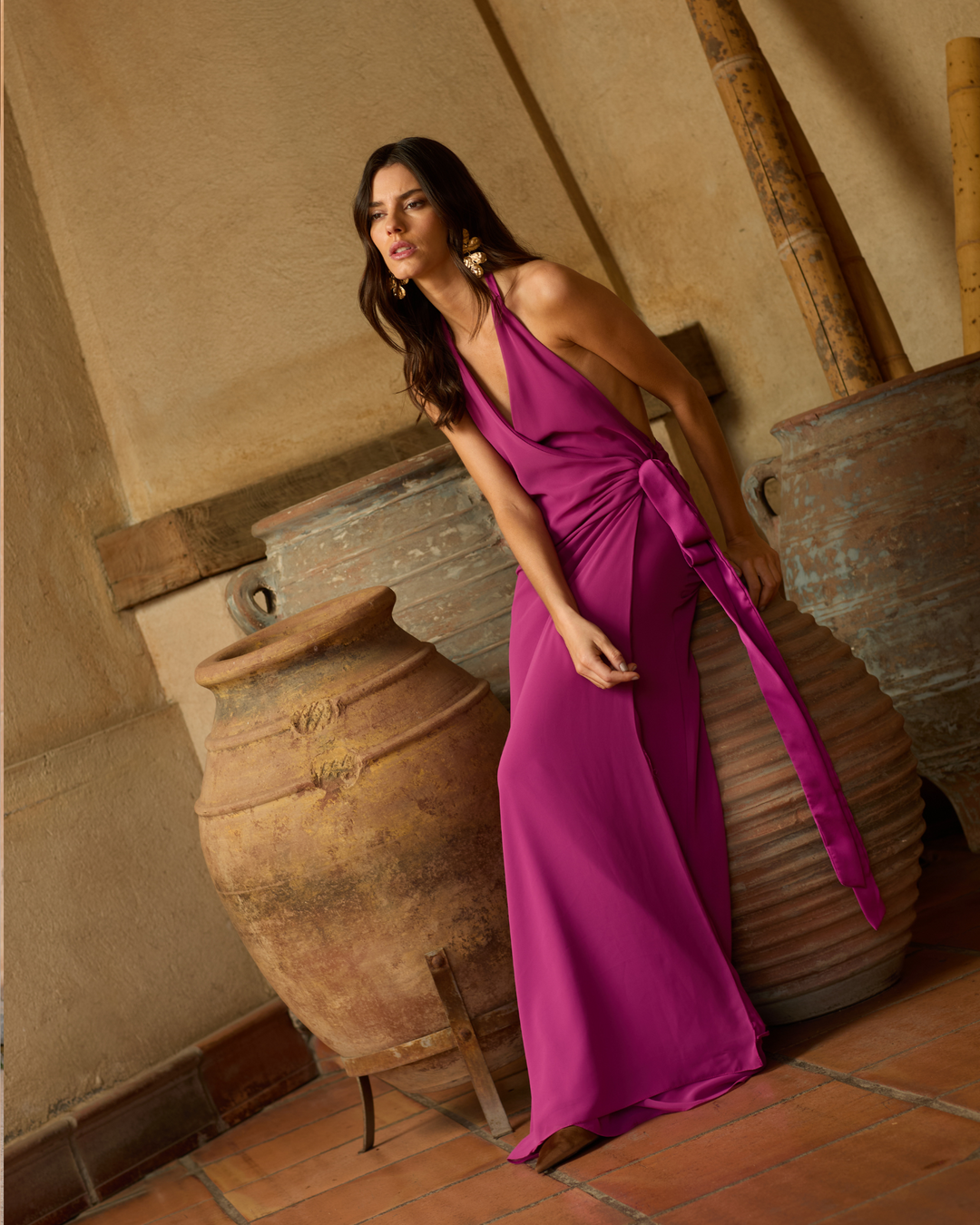 Vestido Atenea Magenta