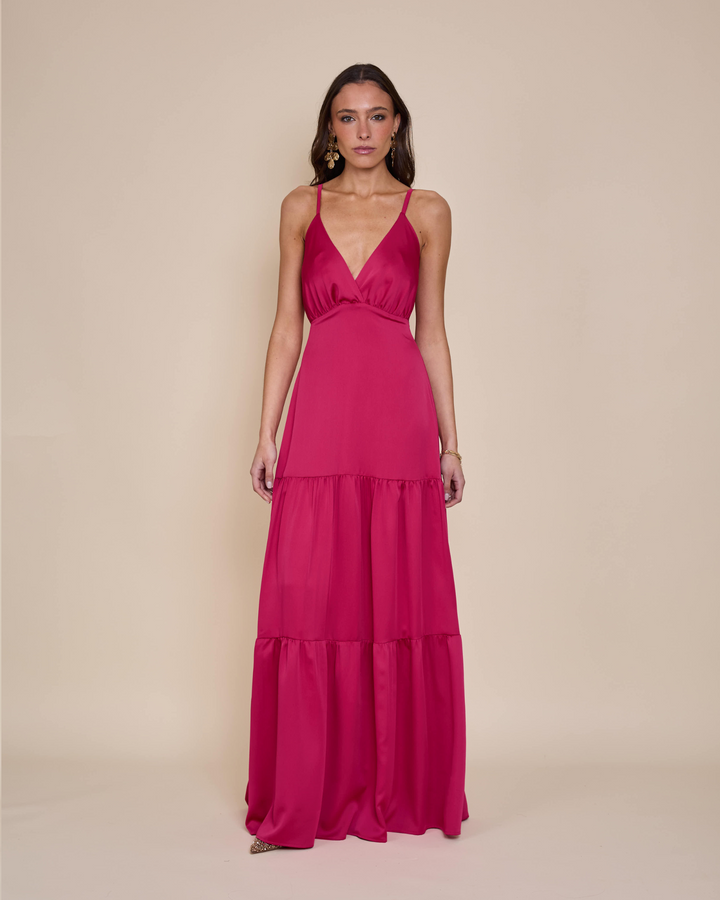 Vestido Leticia Magenta