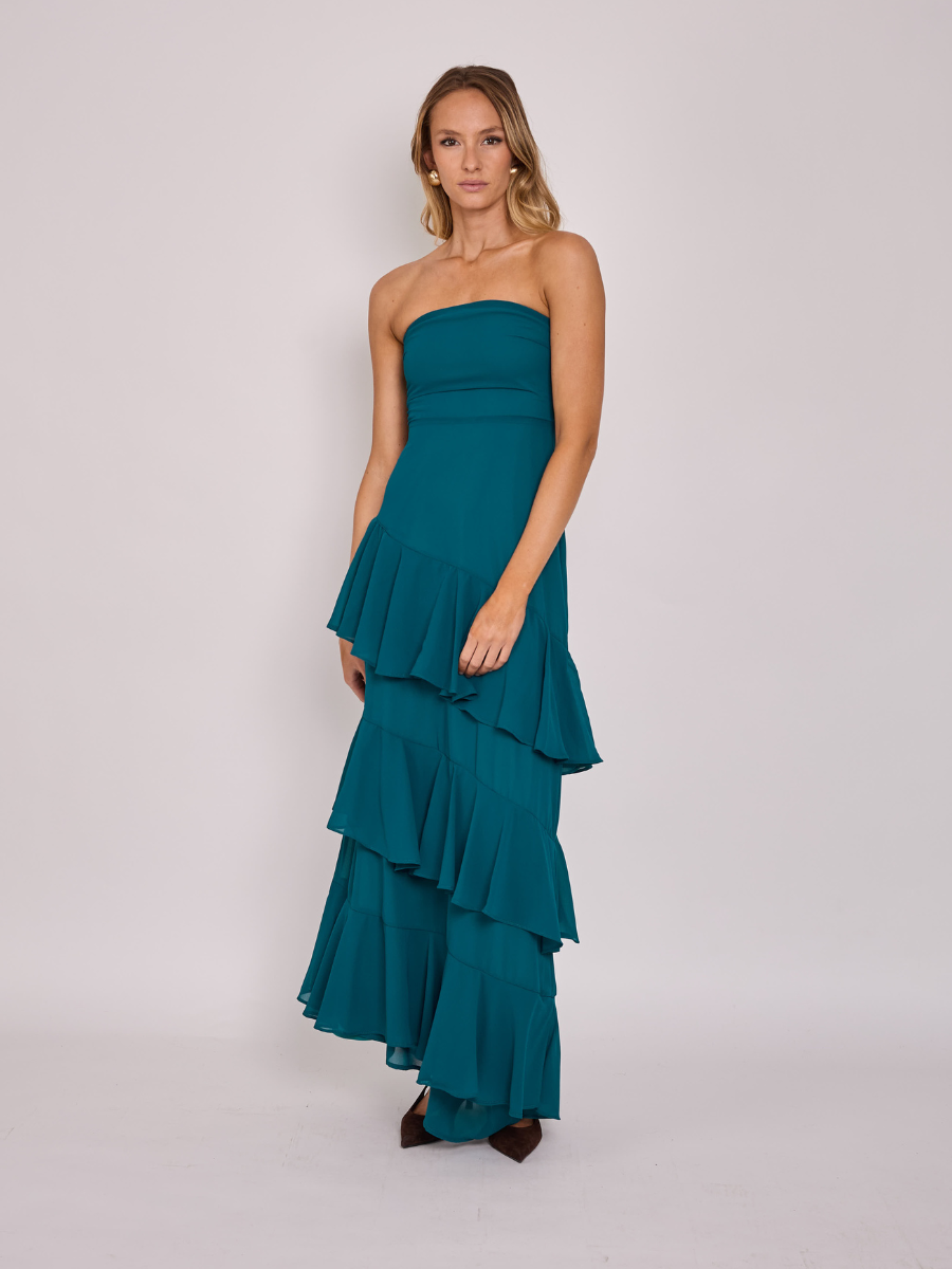 Vestido Amaia Petroleo