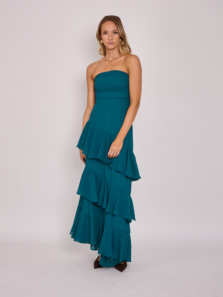 Vestido Amaia Petroleo
