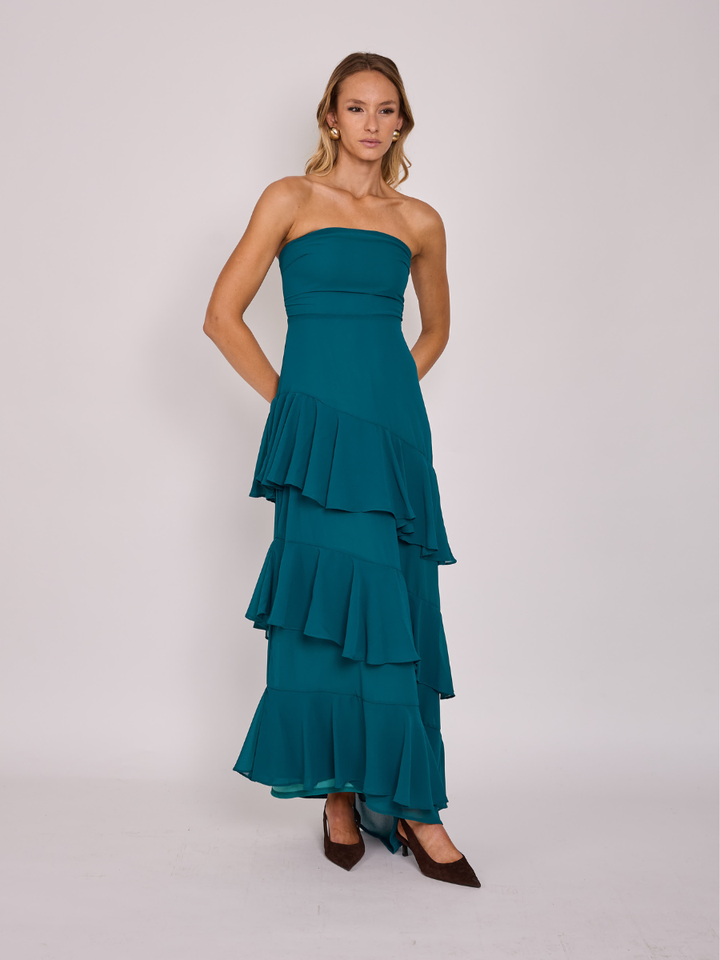 Vestido Amaia Petroleo