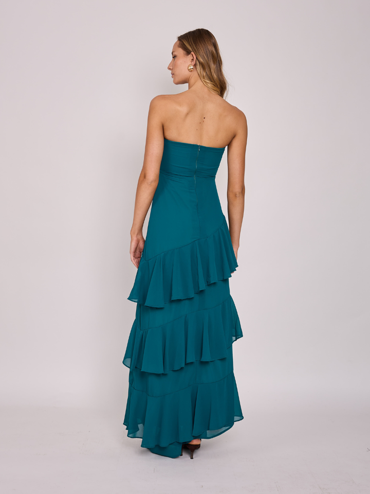 Vestido Amaia Petroleo