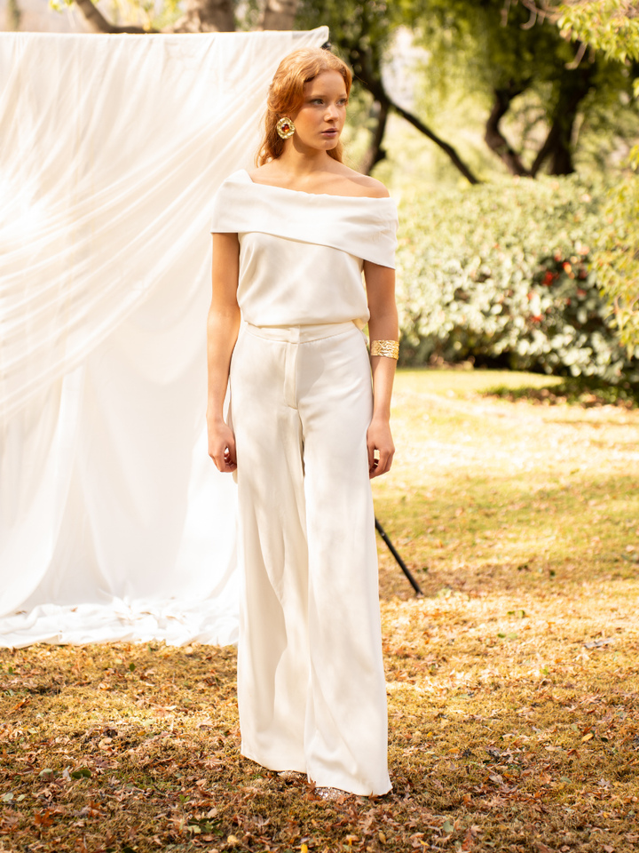 Pantalon Camille Blanco