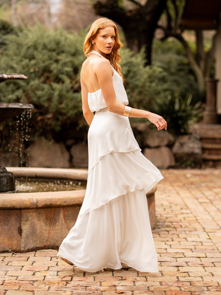 Falda Amelia Blanco