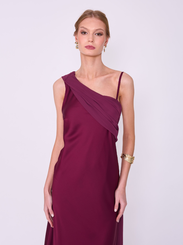 Vestido Magnolia Vino