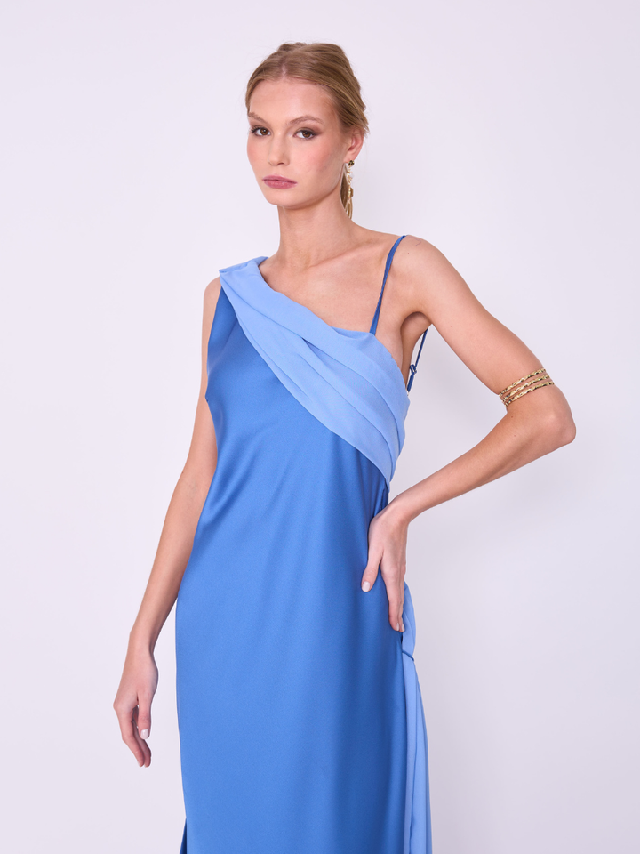 Vestido Magnolia Azul Claro