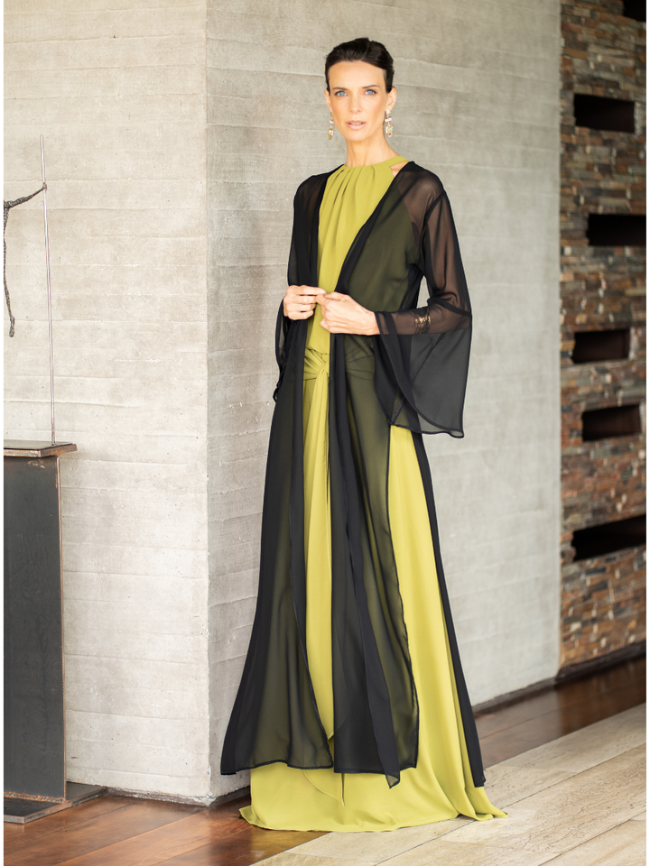 Vestido Veronica Verde Pistacho