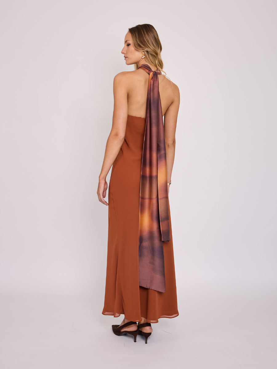 Vestido Vera Terracota