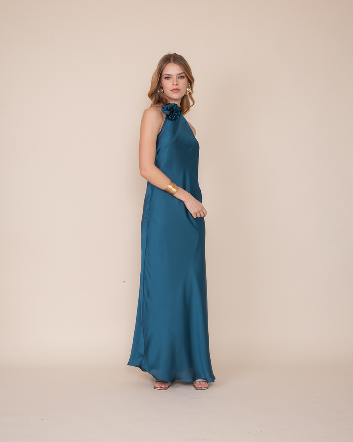 Vestido Mallorca Azul Medio