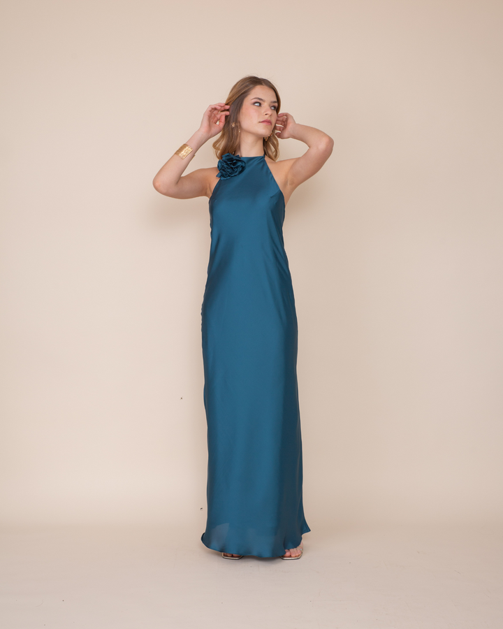 Vestido Mallorca Azul Medio