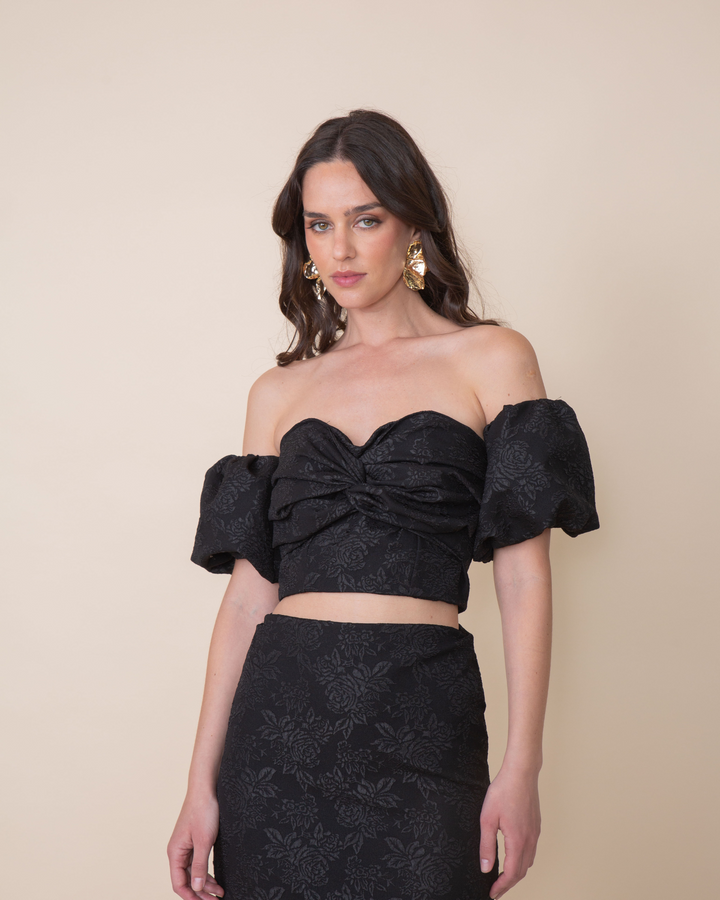 Top Allegra Negro