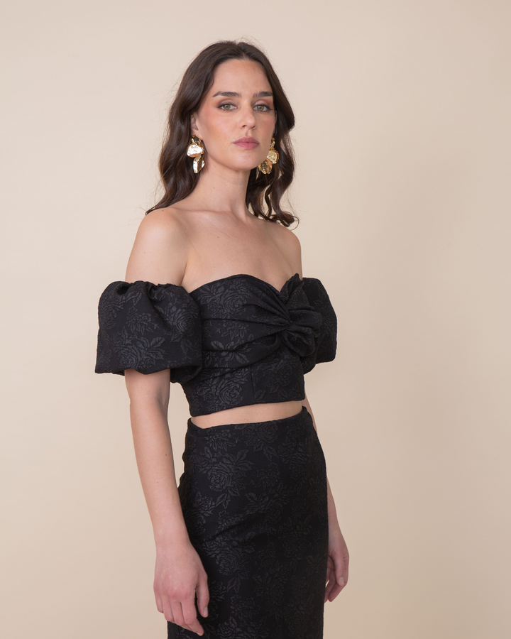 Top Allegra Negro