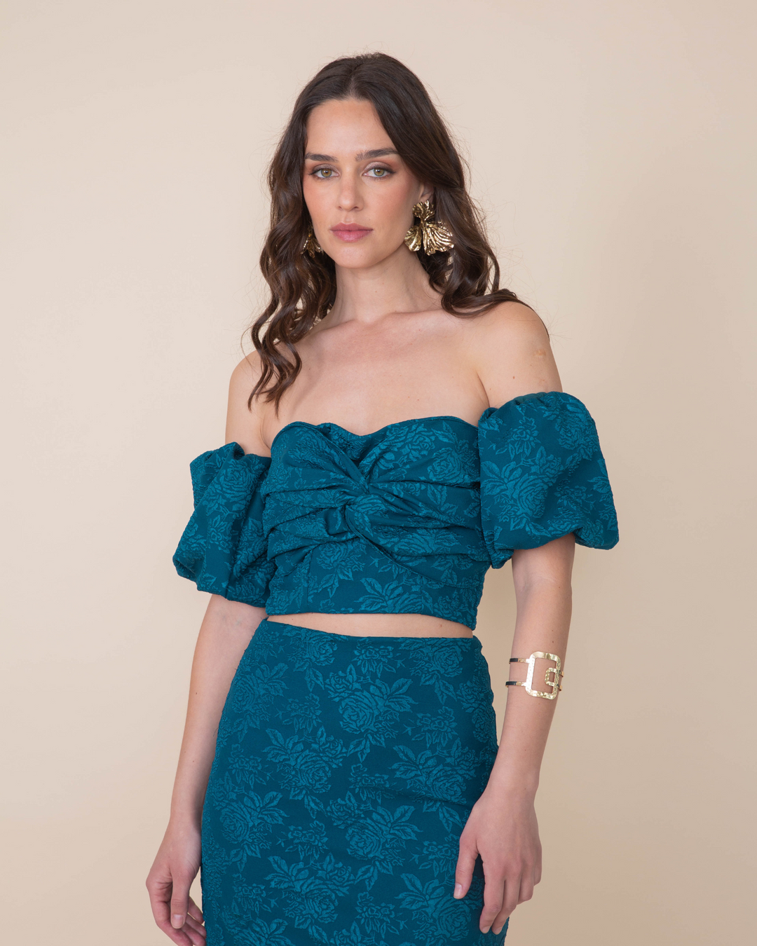 Falda Allegra Midi Azul
