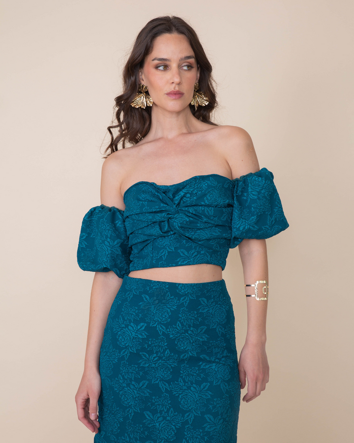 Top Allegra Azul
