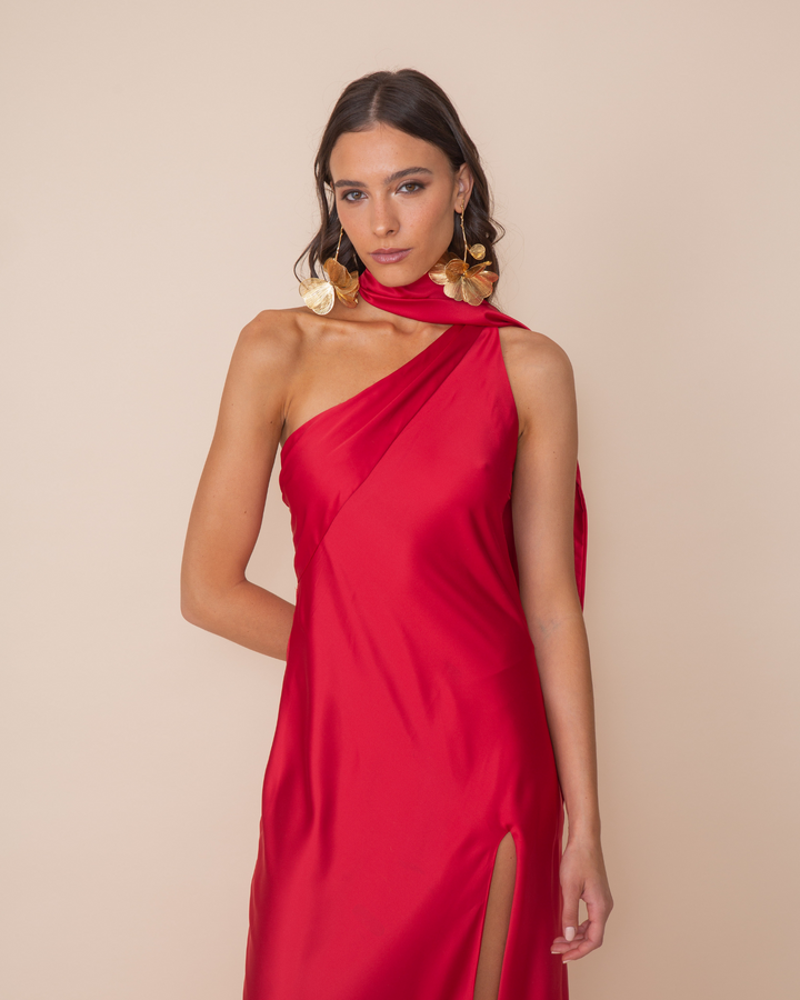 Vestido Agostina Rojo