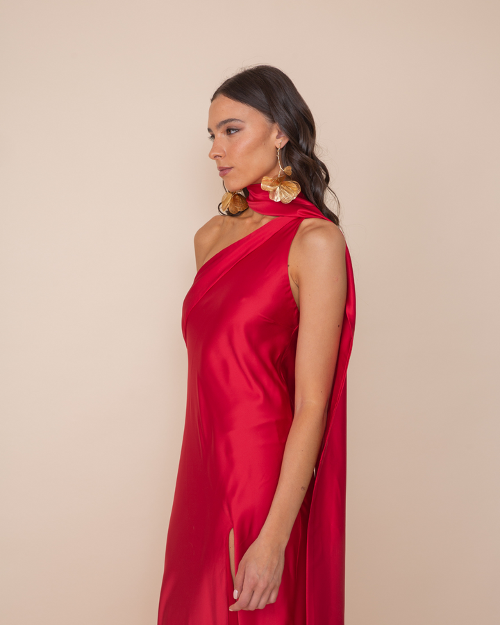 Vestido Agostina Rojo