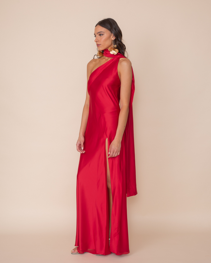 Vestido Agostina Rojo