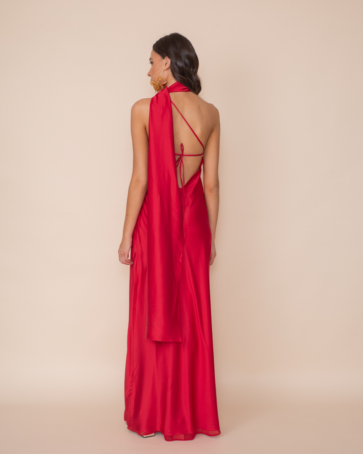 Vestido Agostina Rojo