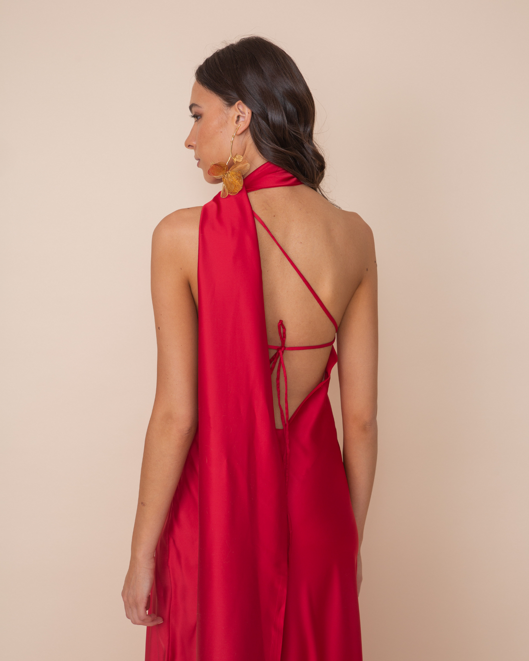 Vestido Agostina Rojo