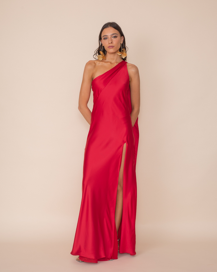 Vestido Agostina Rojo