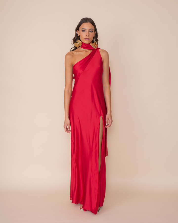 Vestido Agostina Rojo