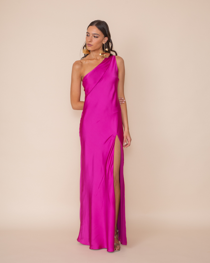 Vestido Agostina Magenta