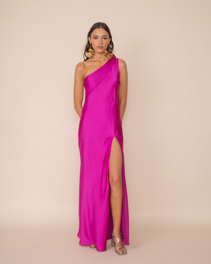 Vestido Agostina Magenta