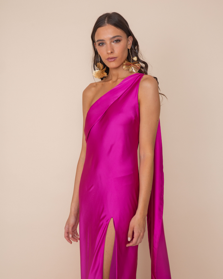 Vestido Agostina Magenta