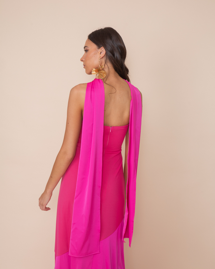Vestido Ágata Fucsia