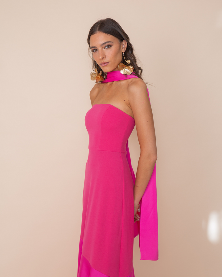 Vestido Ágata Fucsia