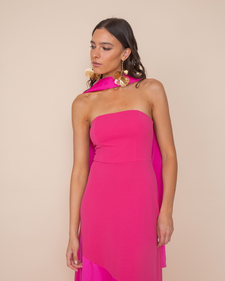 Vestido Ágata Fucsia