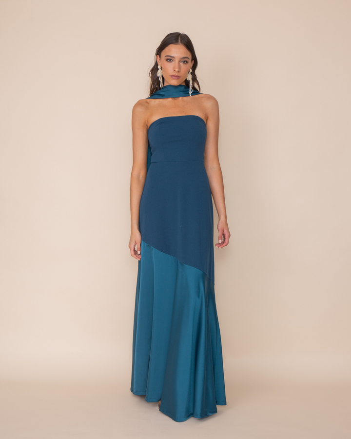 Vestido Ágata Azul
