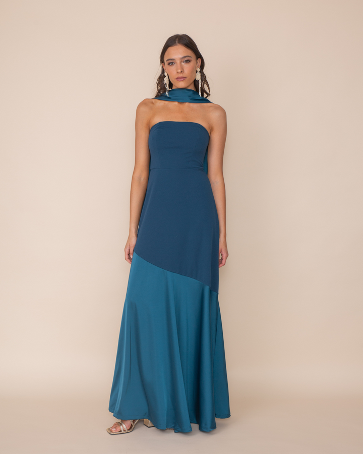 Vestido Ágata Azul