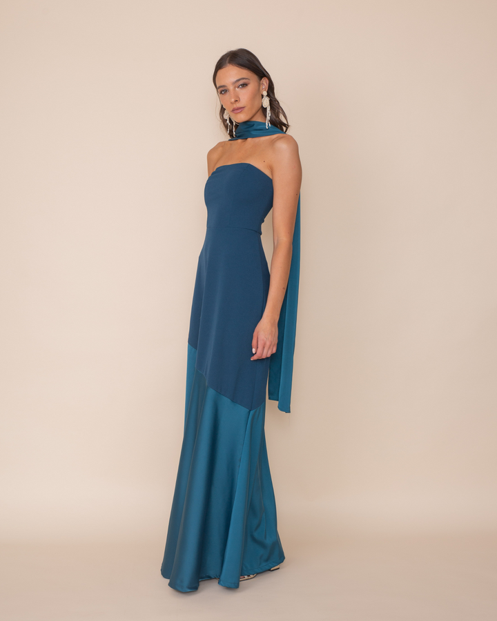 Vestido Ágata Azul