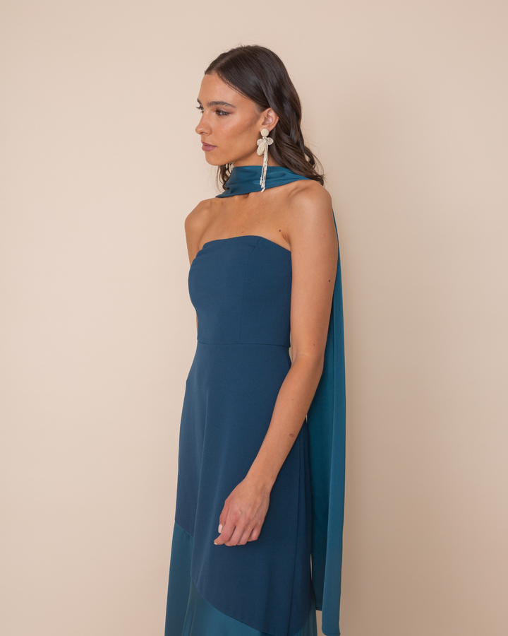 Vestido Ágata Azul