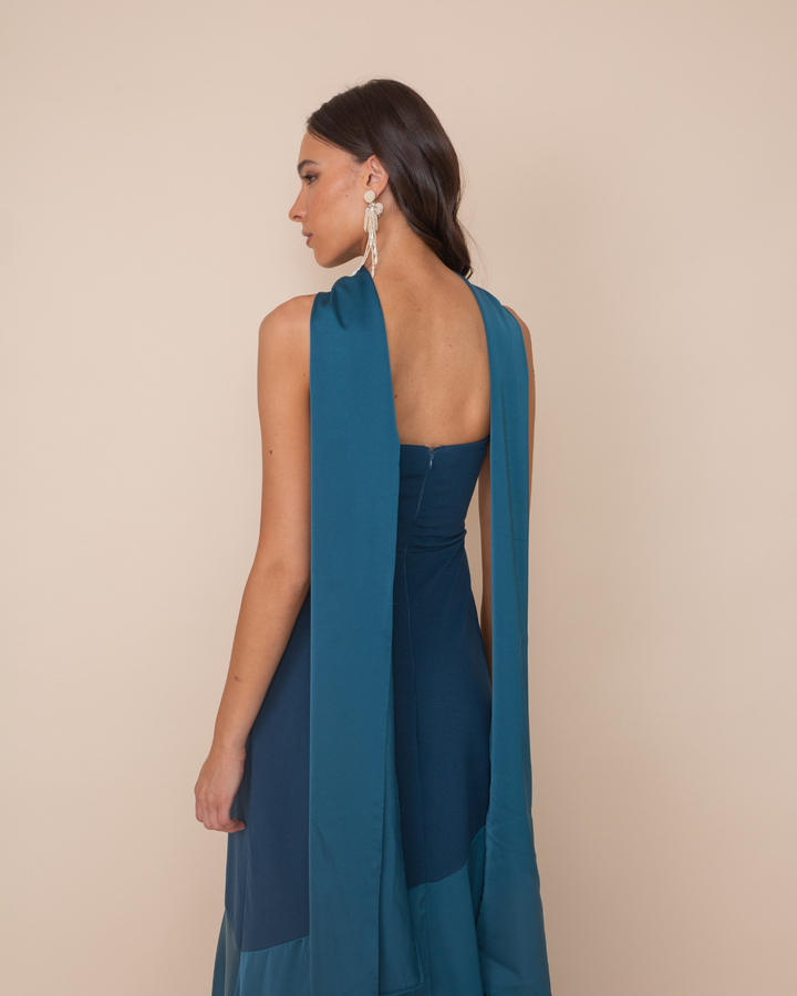 Vestido Ágata Azul