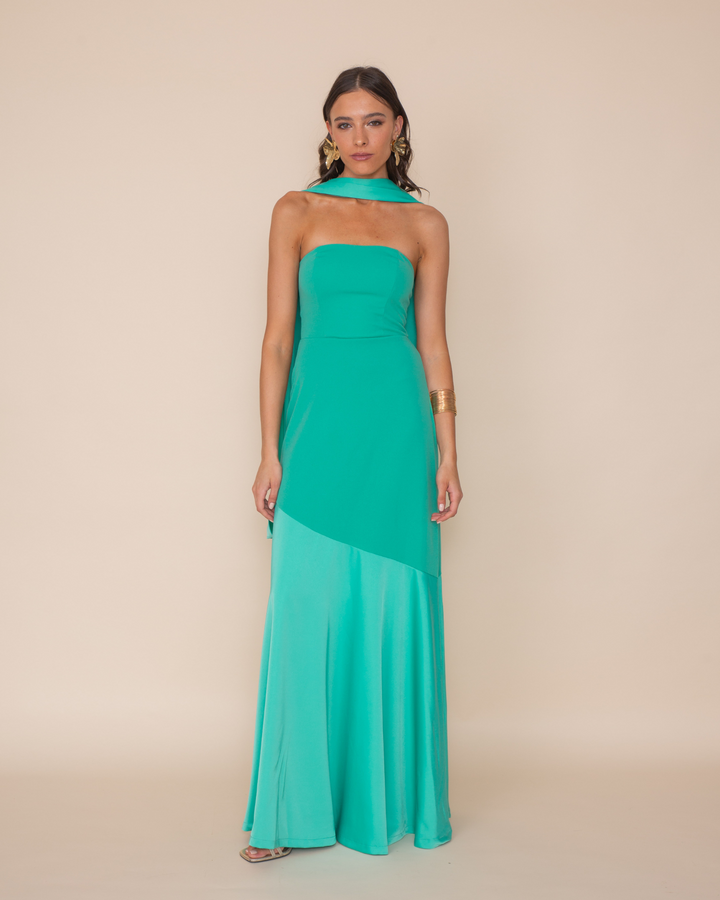 Vestido Ágata Turquesa