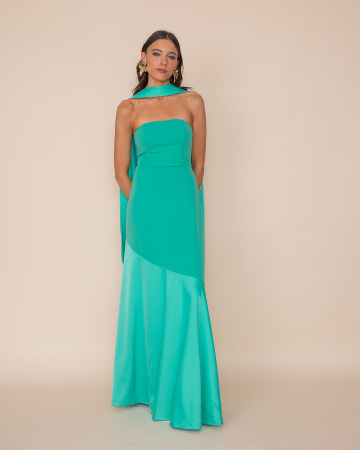 Vestido Ágata Turquesa