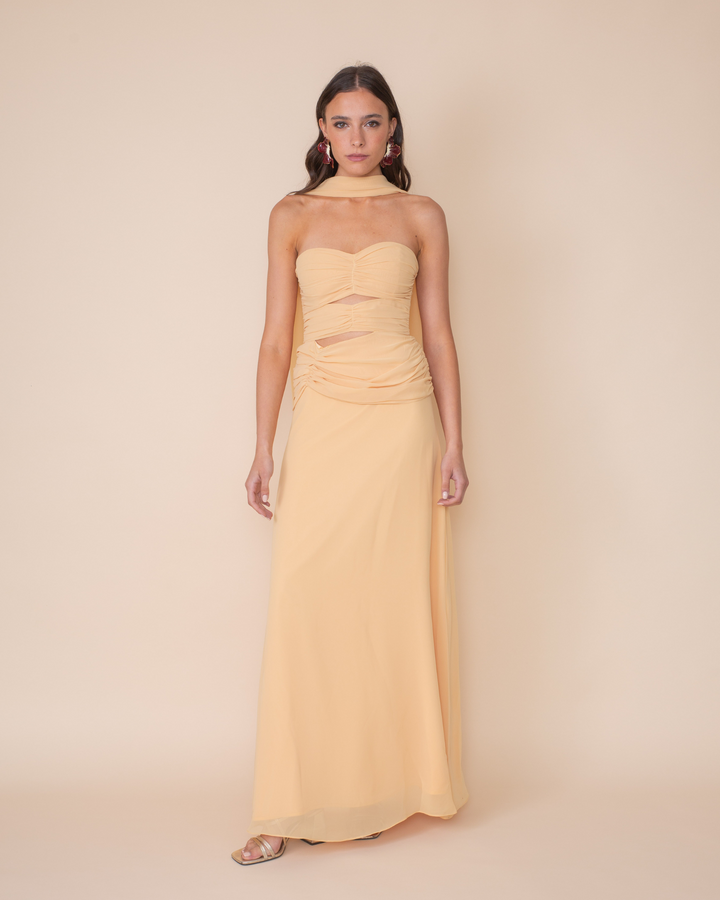 Vestido Pamplona Amarillo