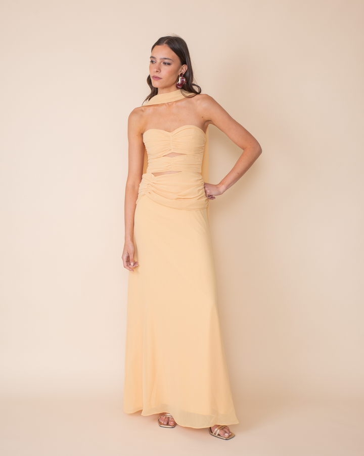Vestido Pamplona Amarillo