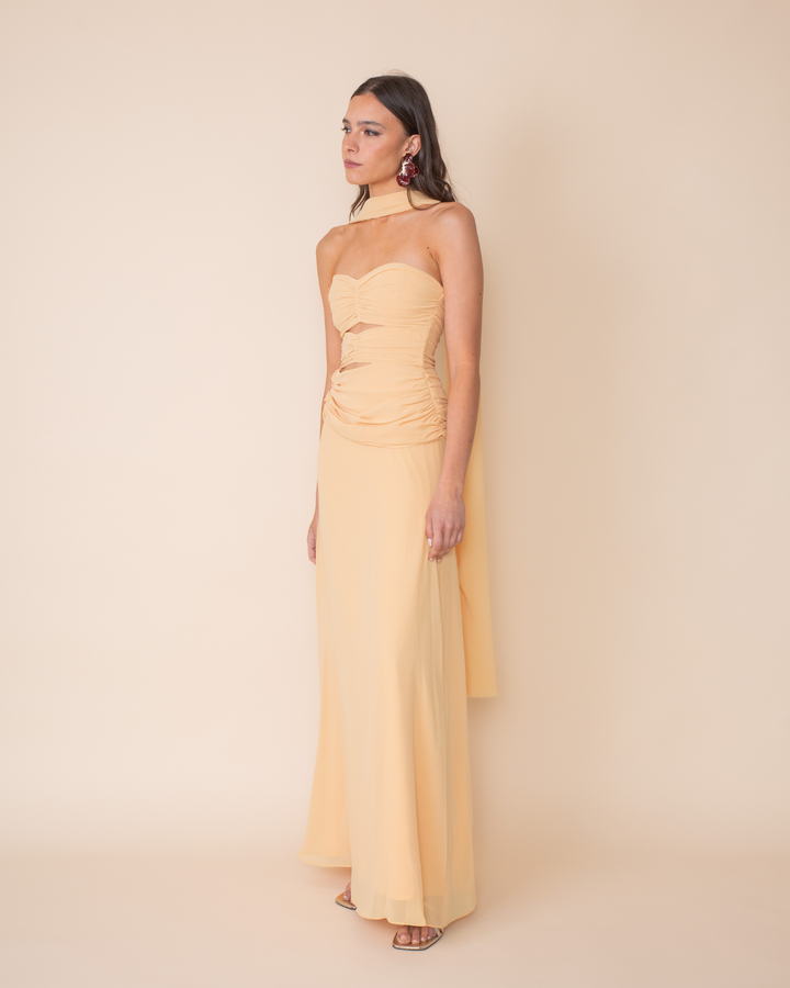 Vestido Pamplona Amarillo