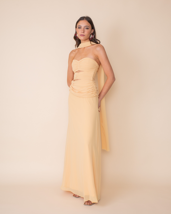 Vestido Pamplona Amarillo