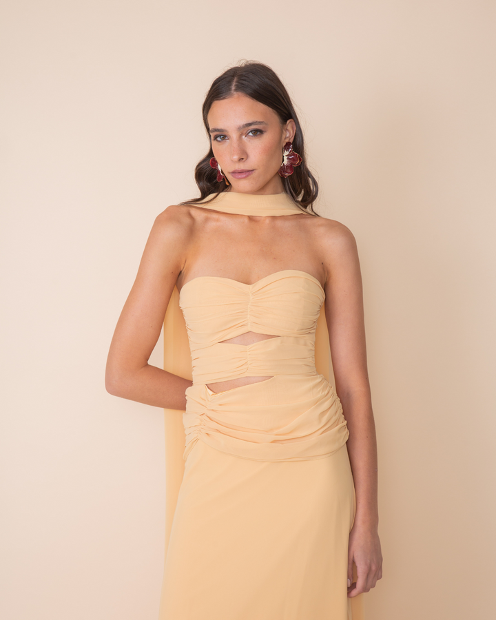 Vestido Pamplona Amarillo
