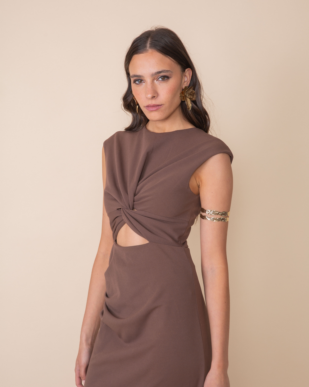 Vestido Bruna Cafe