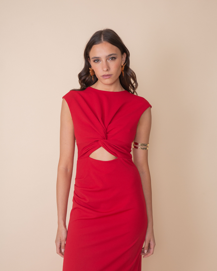 Vestido Bruna Rojo