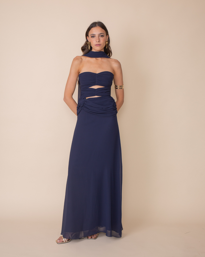Vestido Pamplona Azul