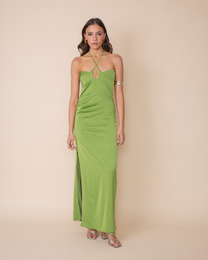 Vestido Cloe Verde Olivo