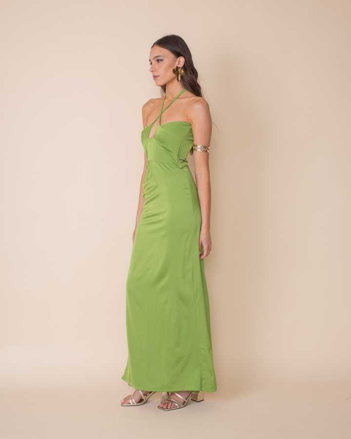 Vestido Cloe Verde Olivo