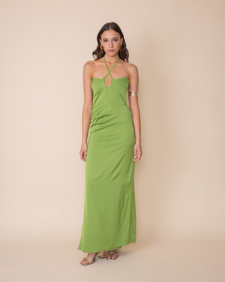 Vestido Cloe Verde Olivo