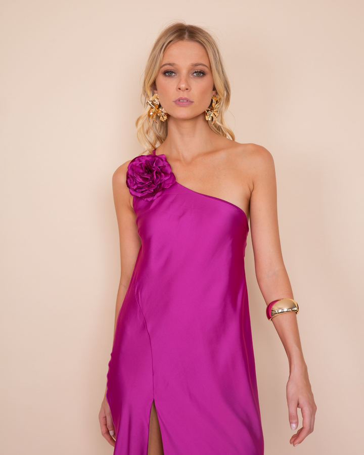 Vestido Adela Magenta